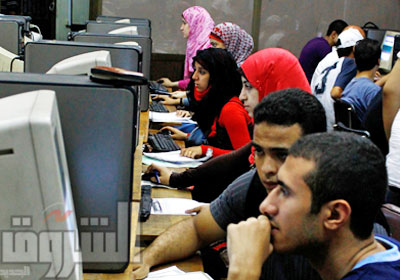 معامل التنسيق الإلكترونى لطلاب المرحلة الأولى للثانوية العامة - أرشيفية